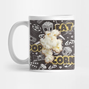 eat popcorn Mug